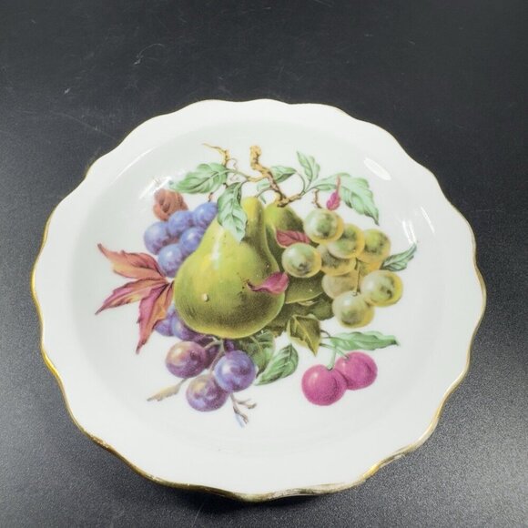Royal Standard Fine Bone China England Dish Plate Fruit Set 2 Gold Edge 4inch - Picture 14 of 14
